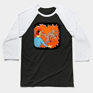 NINJA ATTACK Baseball T-Shirt